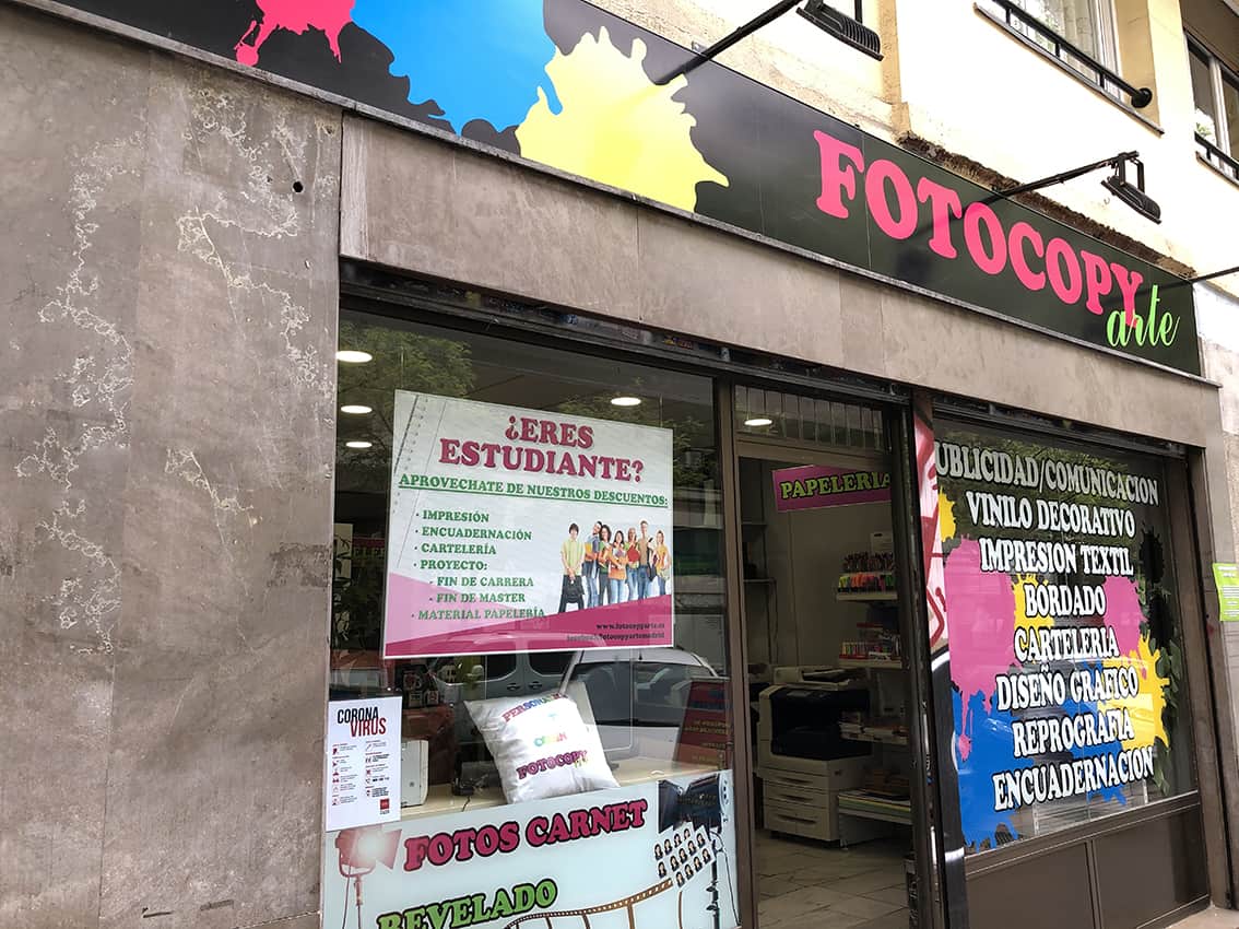fotocopias centro Madrid Impresión