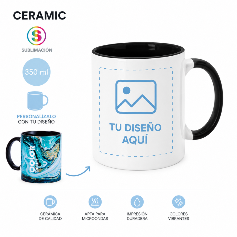 Taza Color Interior | Fotocopyarte