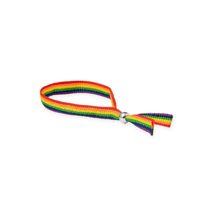 Luce con orgullo los colores de la diversidad con esta pulsera arcoíris LGTB+ ajustable, inspirada en la icónica bandera Pride. Un accesorio cómodo, resistente y perfecto para mostrar tu apoyo a la igualdad, la inclusión y la libertad de ser uno mismo. Ideal para el Orgullo Madrid, eventos Pride, asociaciones, colectivos o para llevar en tu día a día.