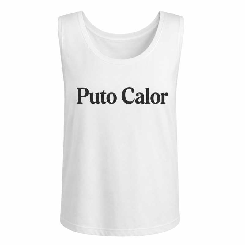 Camiseta de tirantes de verano "Puto Calor" | Fotocopyarte