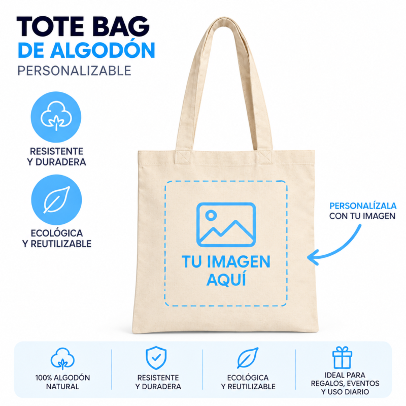 Tote Bag Personalizada de Algodón